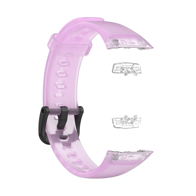For Honor Band 7 Transparent TPU Watch Band