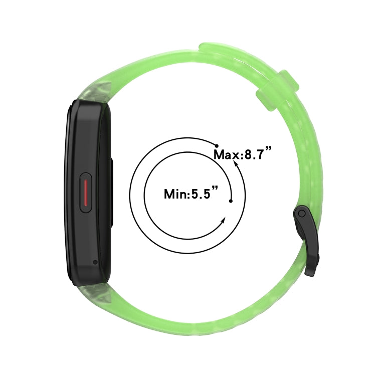 For Honor Band 7 Transparent TPU Watch Band