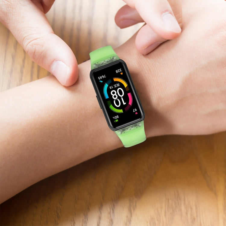 For Honor Band 7 Transparent TPU Watch Band