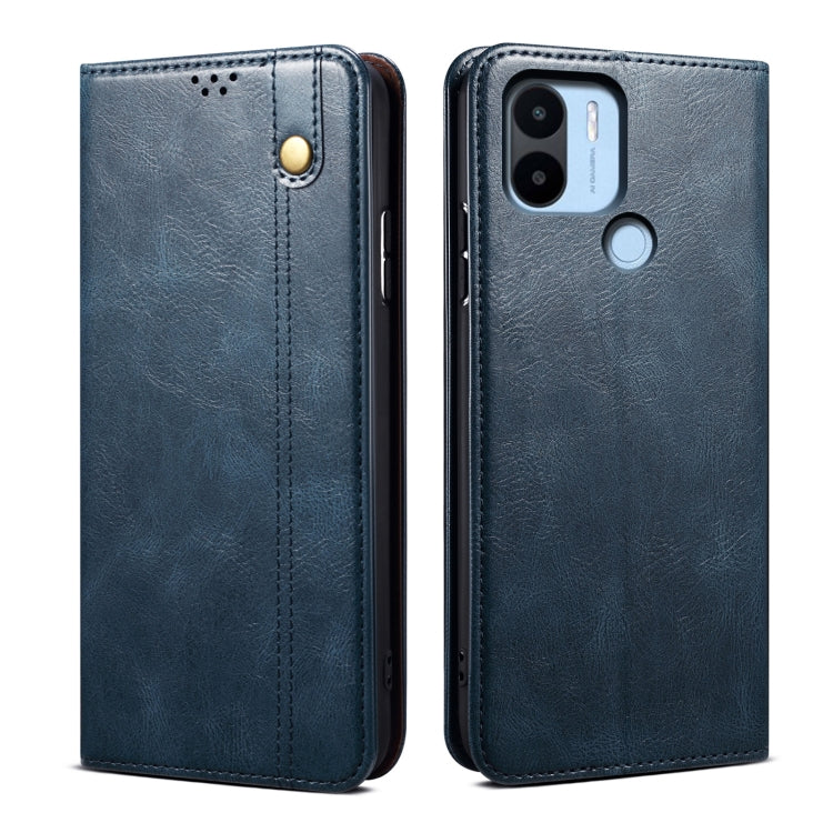 For Xiaomi Poco C50 Oil Wax Crazy Horse Texture Leather Phone Case