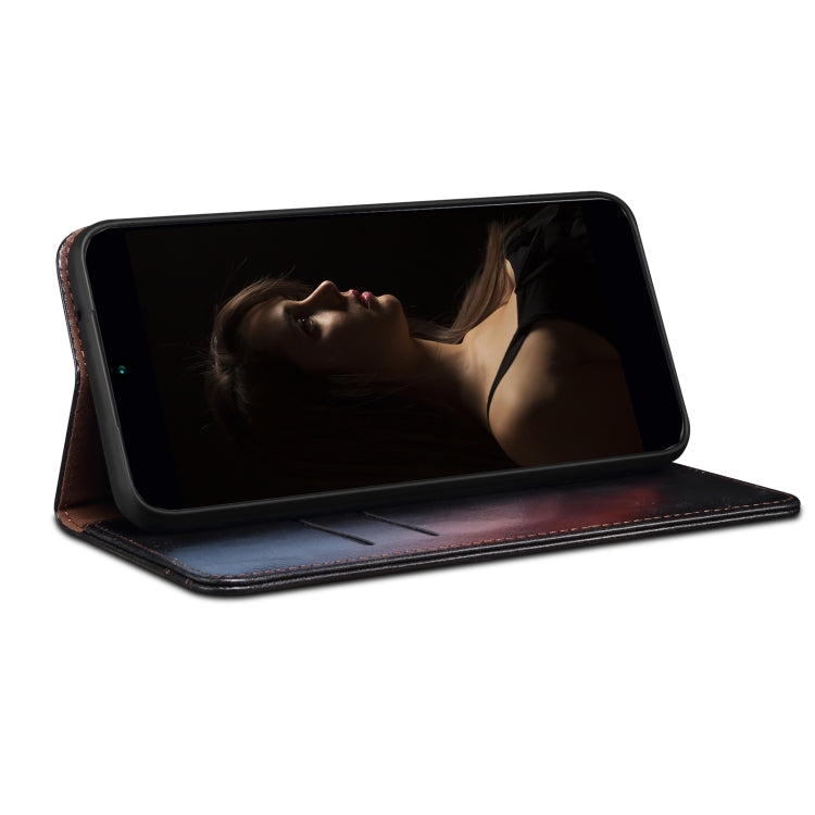 For Xiaomi Poco X5 Pro 5G / Redmi Note 12 Pro Speed Oil Wax Crazy Horse Texture Leather Phone Case