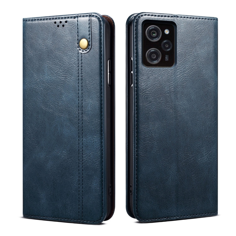 For Xiaomi Poco X5 Pro 5G / Redmi Note 12 Pro Speed Oil Wax Crazy Horse Texture Leather Phone Case