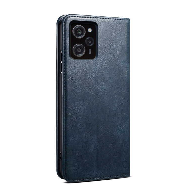 For Xiaomi Poco X5 Pro 5G / Redmi Note 12 Pro Speed Oil Wax Crazy Horse Texture Leather Phone Case