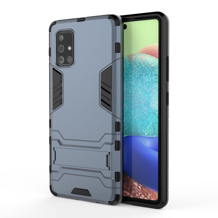 For Galaxy A71 5G PC + TPU Anti-fall Protective Case with Invisible Holder