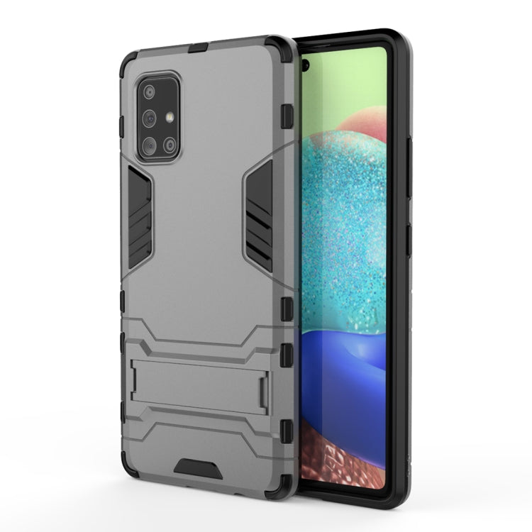 For Galaxy A71 5G PC + TPU Anti-fall Protective Case with Invisible Holder