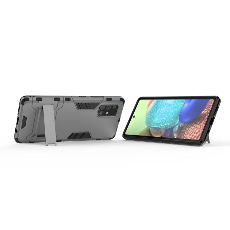 For Galaxy A71 5G PC + TPU Anti-fall Protective Case with Invisible Holder
