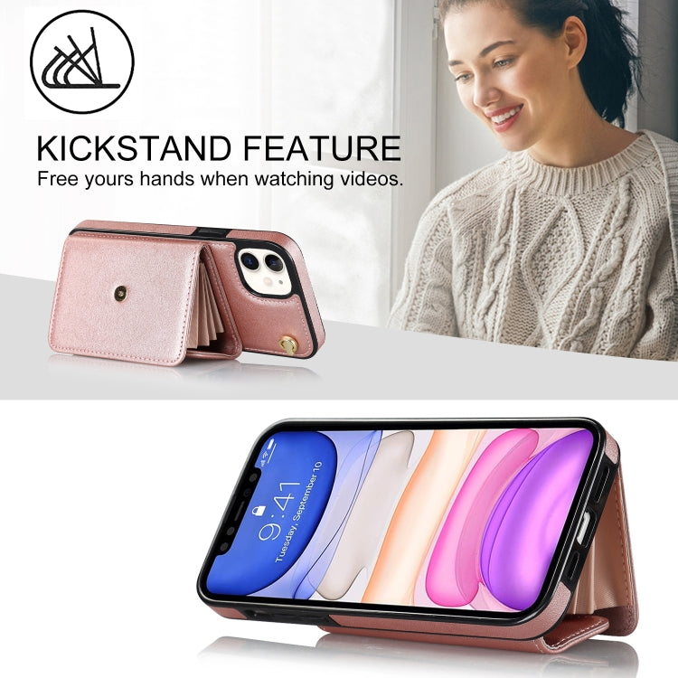 For iPhone 11 RFID Card Slot Phone Case with Long Lanyard