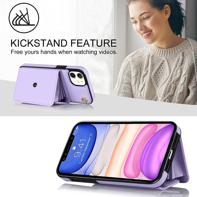 For iPhone 11 RFID Card Slot Phone Case with Long Lanyard