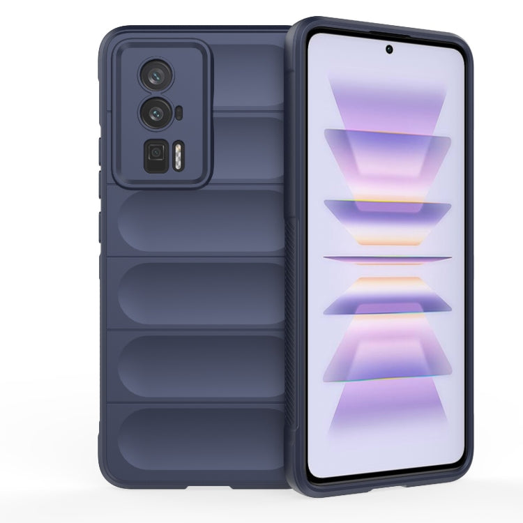 For Xiaomi Redmi K60 Magic Shield TPU + Flannel Phone Case