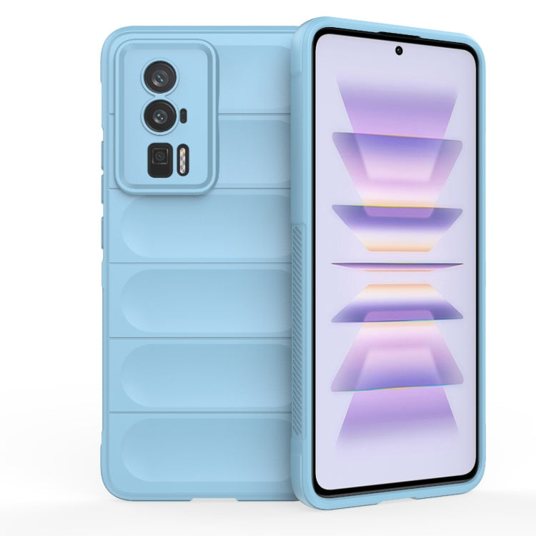 For Xiaomi Redmi K60 Magic Shield TPU + Flannel Phone Case