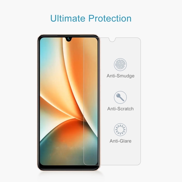 For vivo Y100 / Y100A 10pcs 0.26mm 9H 2.5D Tempered Glass Film