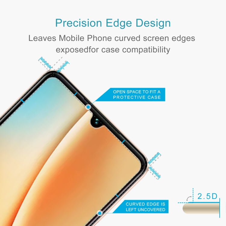 For vivo Y100 / Y100A 50pcs 0.26mm 9H 2.5D Tempered Glass Film