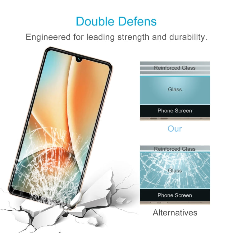 For vivo Y100 / Y100A 50pcs 0.26mm 9H 2.5D Tempered Glass Film