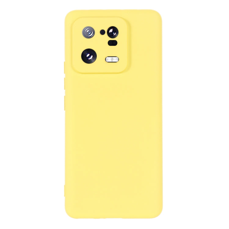 For Xiaomi 13 Pro Pure Color Liquid Silicone Shockproof Phone Case