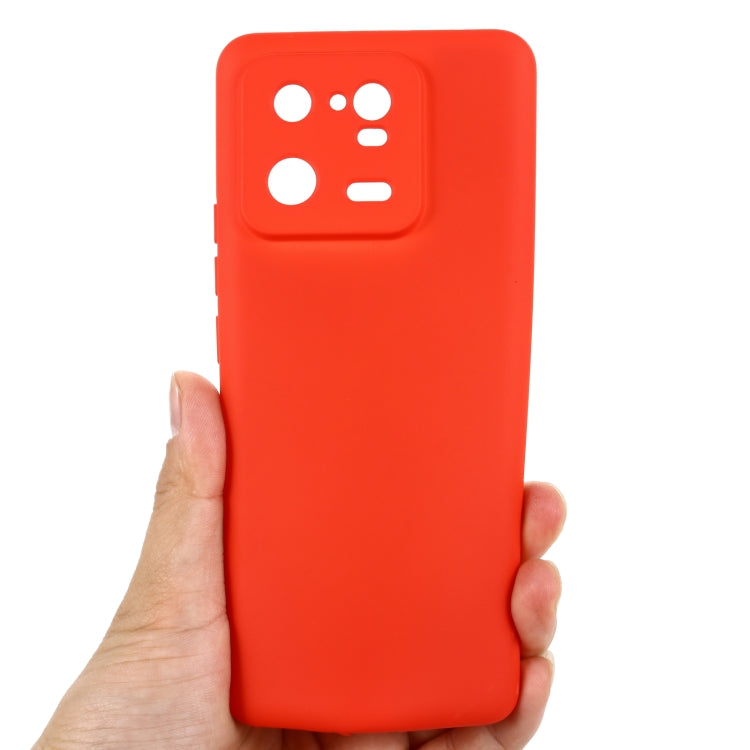 For Xiaomi 13 Pro Pure Color Liquid Silicone Shockproof Phone Case