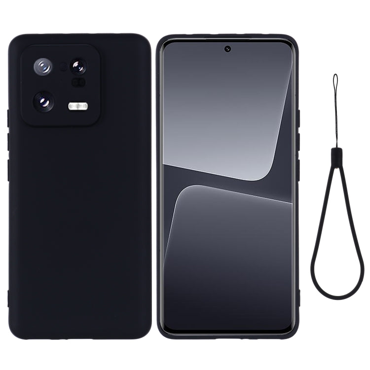 For Xiaomi 13 Pro Pure Color Liquid Silicone Shockproof Phone Case