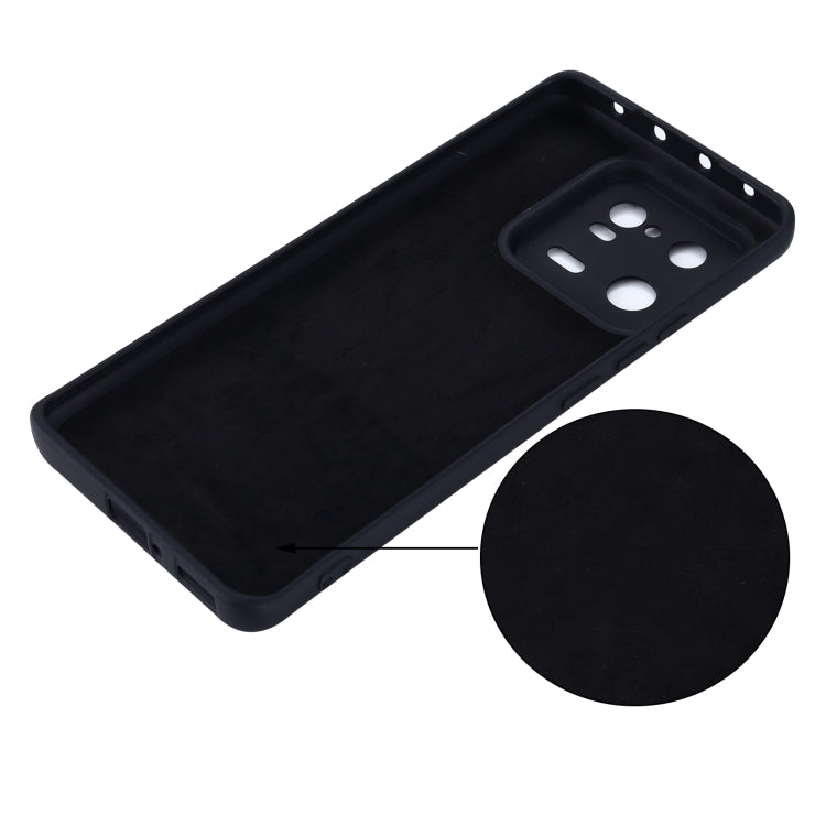 For Xiaomi 13 Pro Pure Color Liquid Silicone Shockproof Phone Case