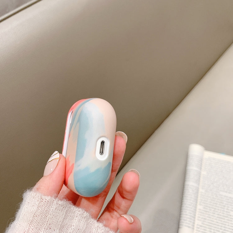 For AirPods Pro Ink Painting Water Sticker PC Earphone Case