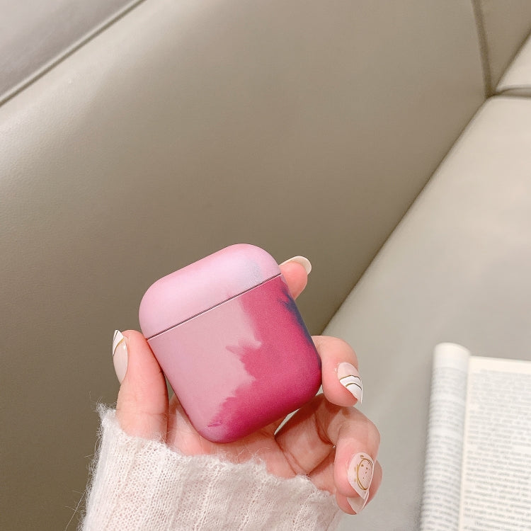 For AirPods 1 / 2 Ink Painting Water Sticker PC Earphone Case