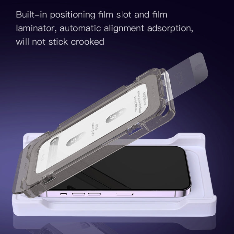 For iPhone 14 Pro TOTU AB-075 Ultra Clear Explosion-proof Full Screen Tempered Film with Dust Removal Chamber