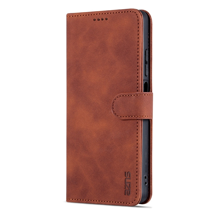 For Xiaomi Redmi Note 12 Pro+ 5G Global / China / Note 12 Explorer AZNS Skin Feel Calf Texture Flip Leather Phone Case