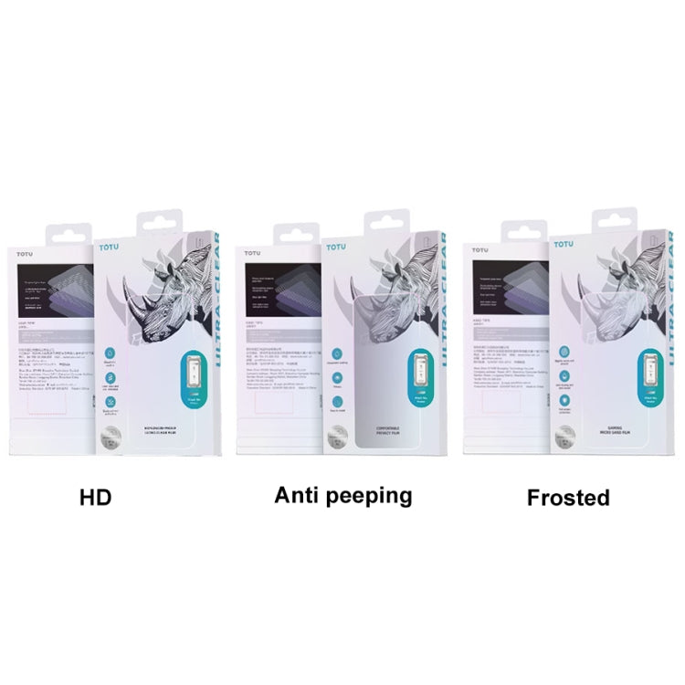 For iPhone 14 Pro TOTU AB-075 Privacy Protection Full Screen Tempered Film with Dust Chamber