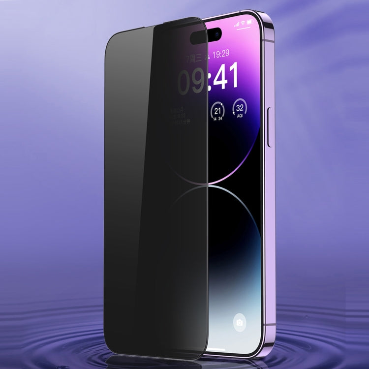 For iPhone 14 Plus/13 Pro Max TOTU AB-075 Privacy Protection Full Screen Tempered Film with Dust Chamber