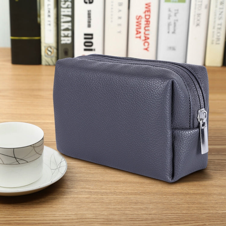 Leather Power Pack Charger Data Cable Mouse Digital Storage Bag
