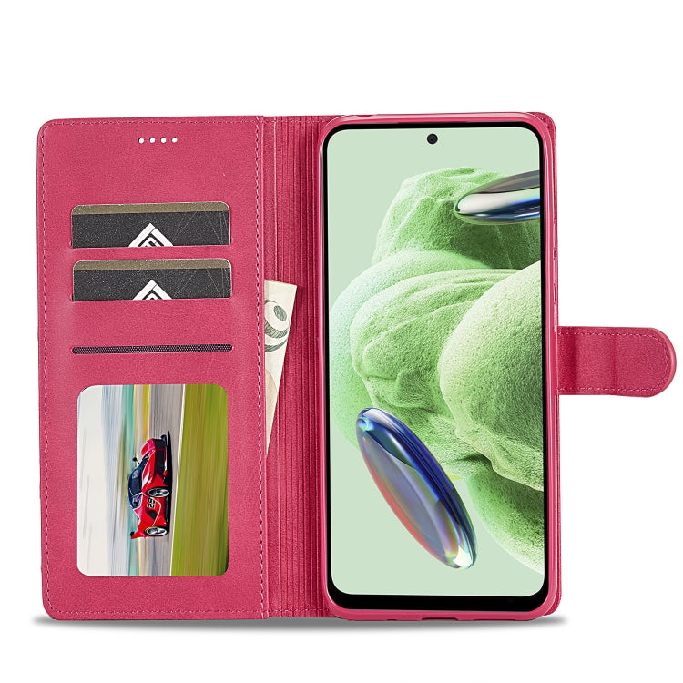 For Xiaomi Redmi Note 12 Pro+ LC.IMEEKE Calf Texture Horizontal Flip Leather Case