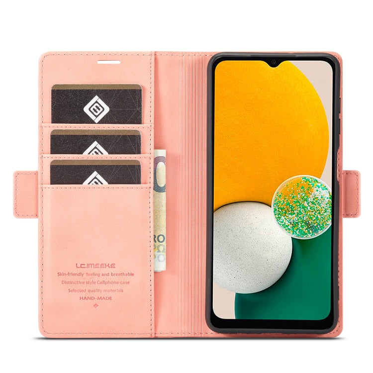 For Samsung Galaxy A54 5G LC.IMEEKE PU + TPU Skin-friendly Feeling Leather Phone Case