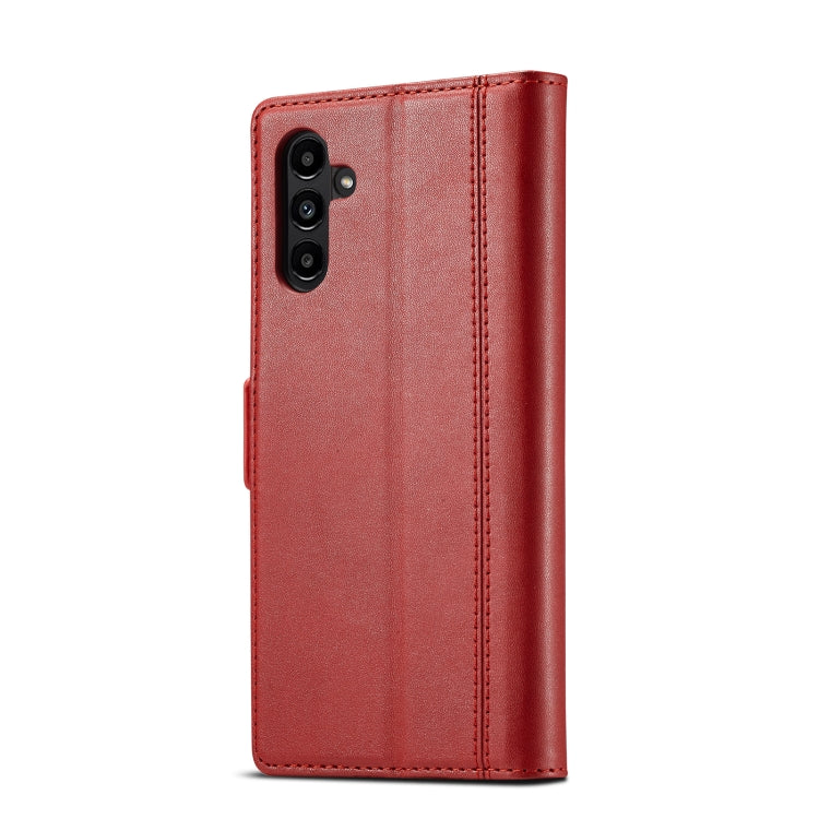 For Samsung Galaxy A54 5G LC.IMEEKE PU + TPU Skin-friendly Feeling Leather Phone Case