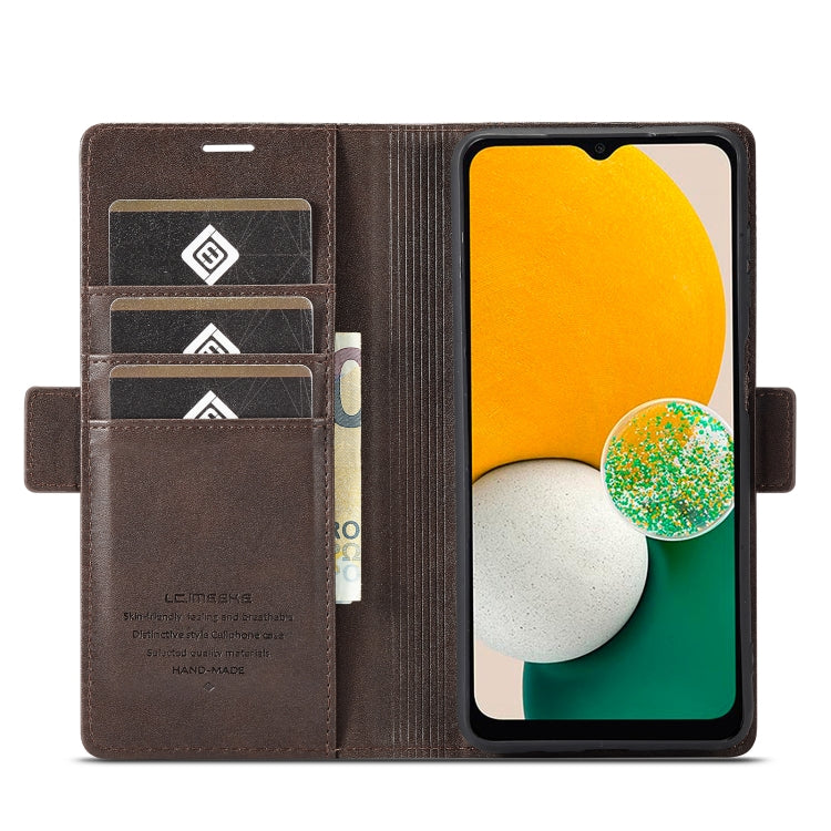 For Samsung Galaxy A54 5G LC.IMEEKE PU + TPU Skin-friendly Feeling Leather Phone Case