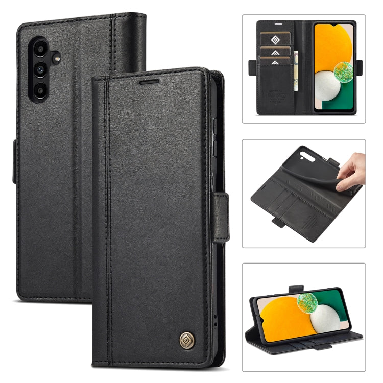 For Samsung Galaxy A54 5G LC.IMEEKE PU + TPU Skin-friendly Feeling Leather Phone Case