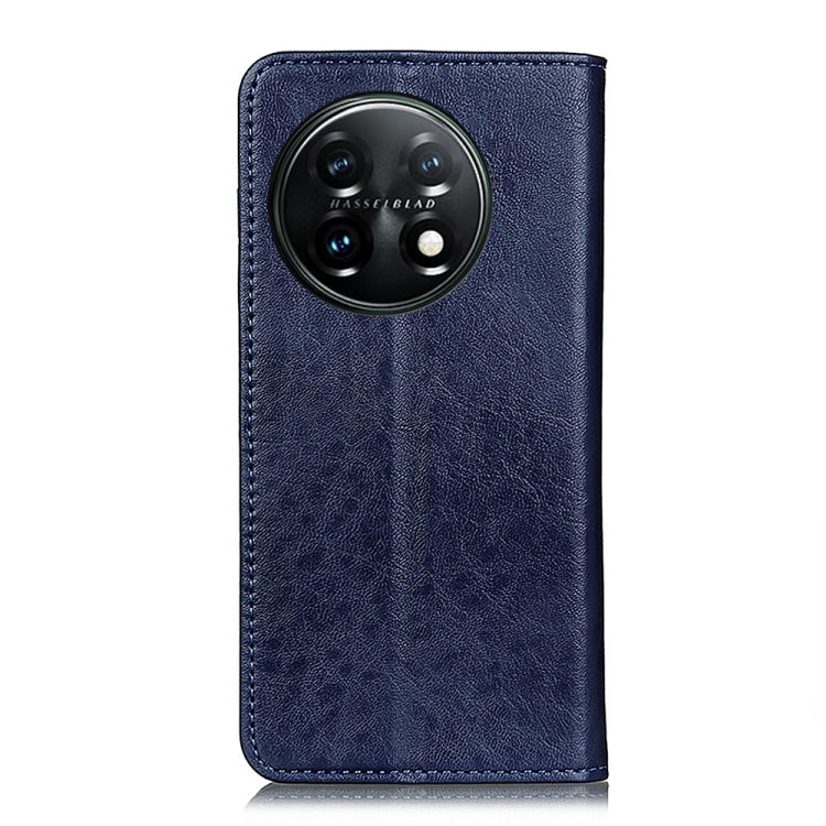 For OnePlus 11 5G Magnetic Crazy Horse Texture Leather Phone Case