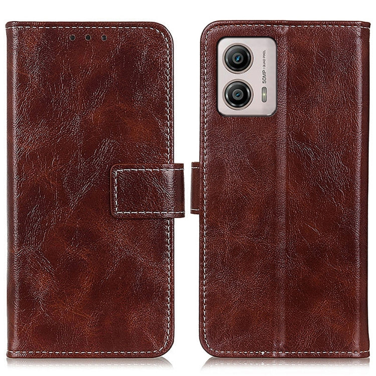 For Motorola Moto G53 5G Retro Crazy Horse Texture Leather Phone Case
