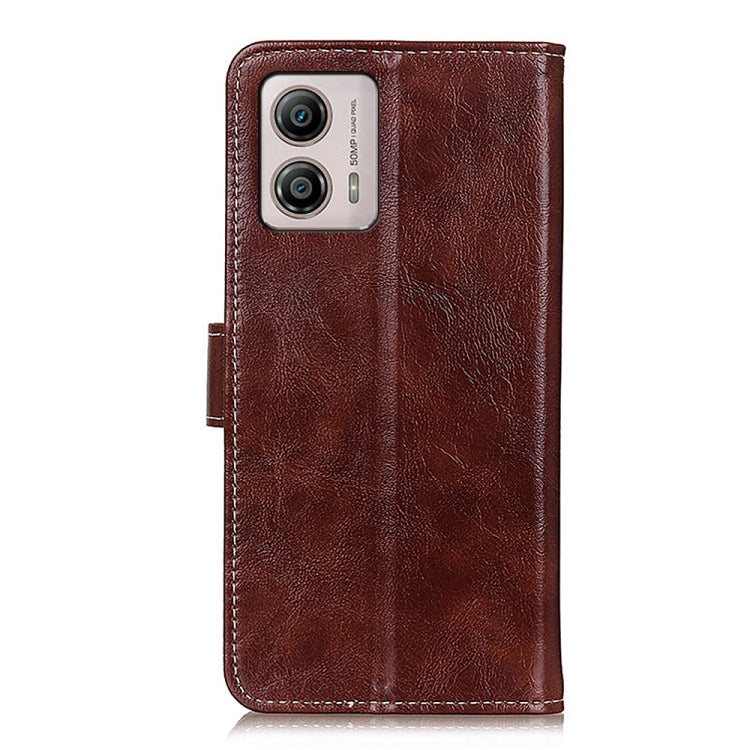 For Motorola Moto G53 5G Retro Crazy Horse Texture Leather Phone Case