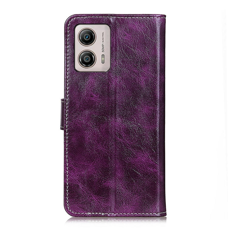 For Motorola Moto G53 5G Retro Crazy Horse Texture Leather Phone Case