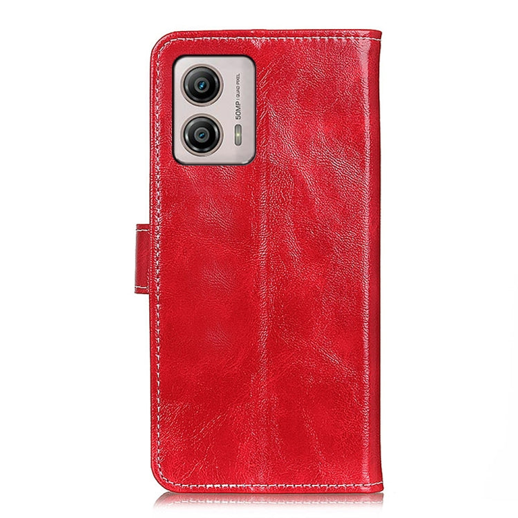For Motorola Moto G53 5G Retro Crazy Horse Texture Leather Phone Case