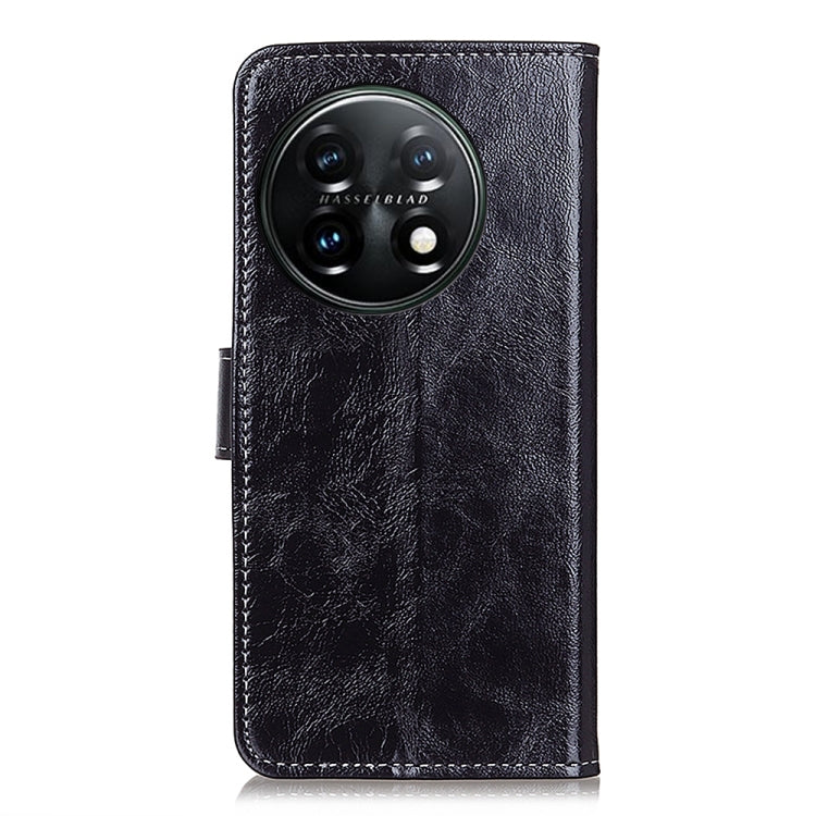 For OnePlus 11 5G Retro Crazy Horse Texture Leather Phone Case