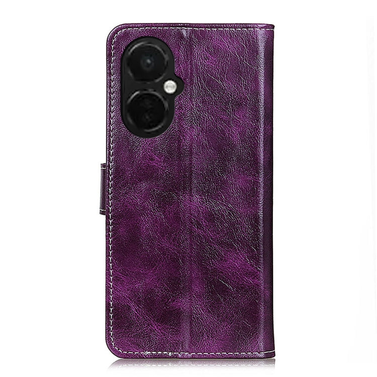 For OnePlus Nord CE 3 Lite Retro Crazy Horse Texture Leather Phone Case