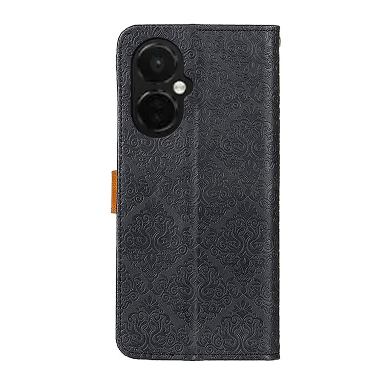 For OnePlus Nord CE 3 Lite European Floral Embossed Flip Leather Phone Case