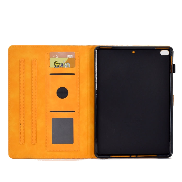 For iPad mini 5 / 4 / 3 / 2 / 1 Rhombus Embossed Leather Smart Tablet Case