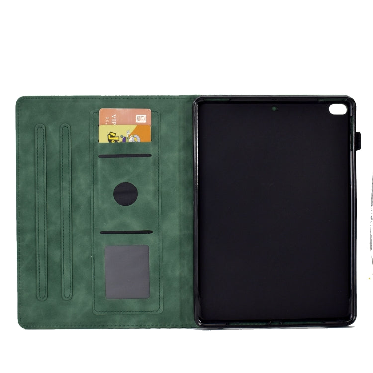 For iPad mini 5 / 4 / 3 / 2 / 1 Rhombus Embossed Leather Smart Tablet Case