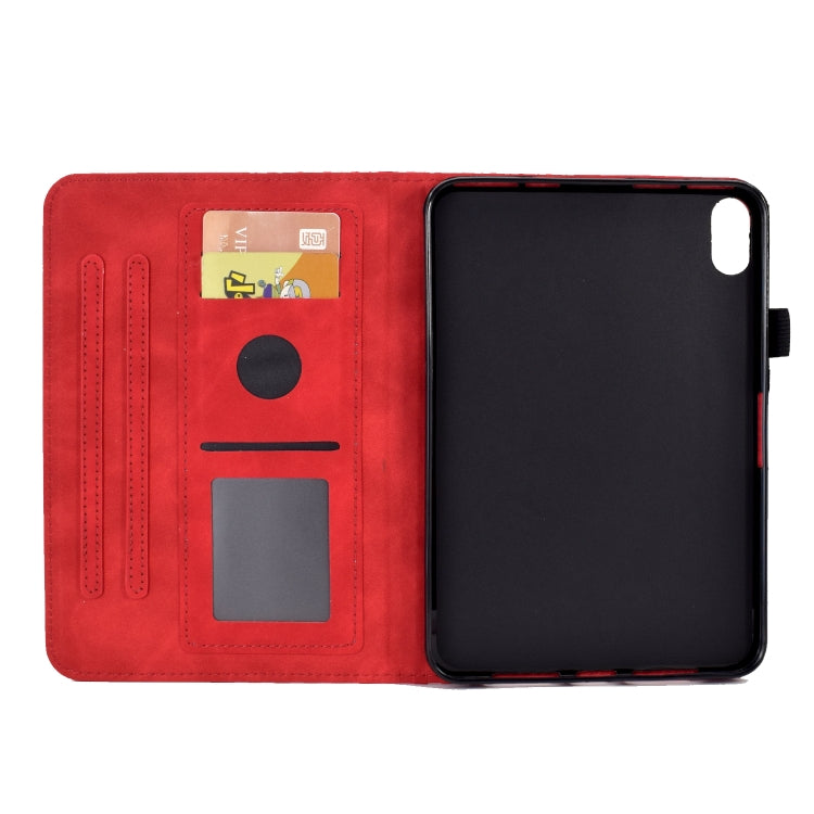 For iPad 10th Gen 10.9 2022 Rhombus Embossed Leather Smart Tablet Case