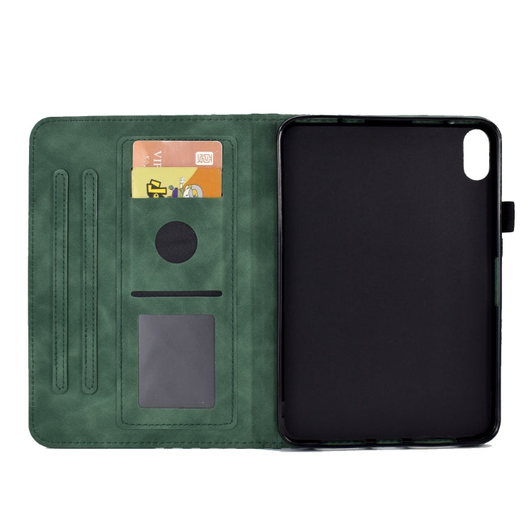 For iPad 10th Gen 10.9 2022 Rhombus Embossed Leather Smart Tablet Case
