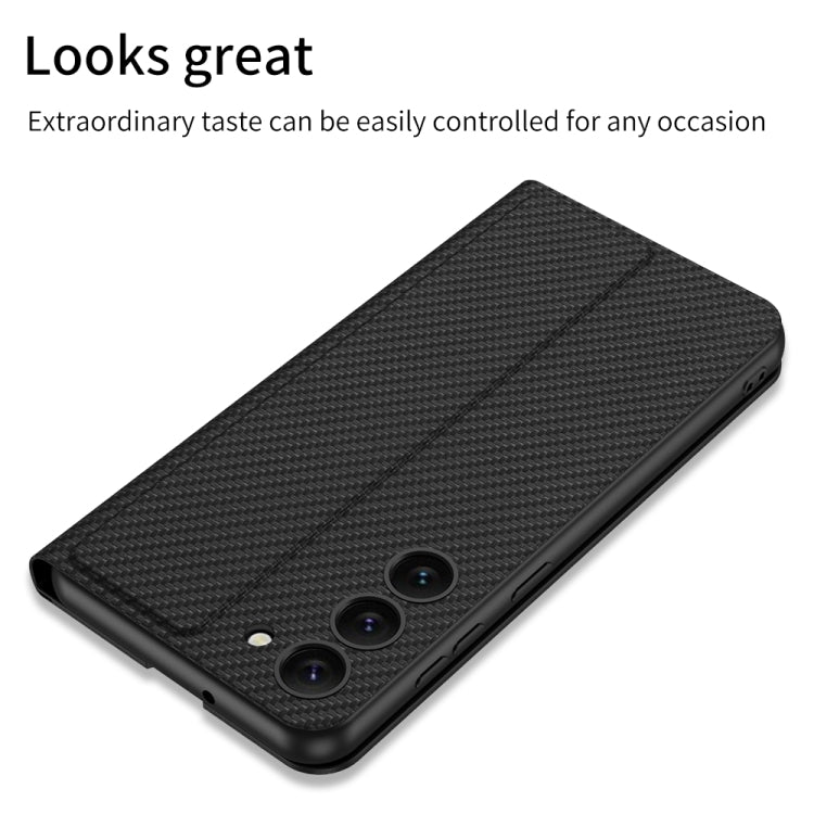 For Samsung Galaxy S23 5G GKK Magnetic Shockproof PU Phone Case
