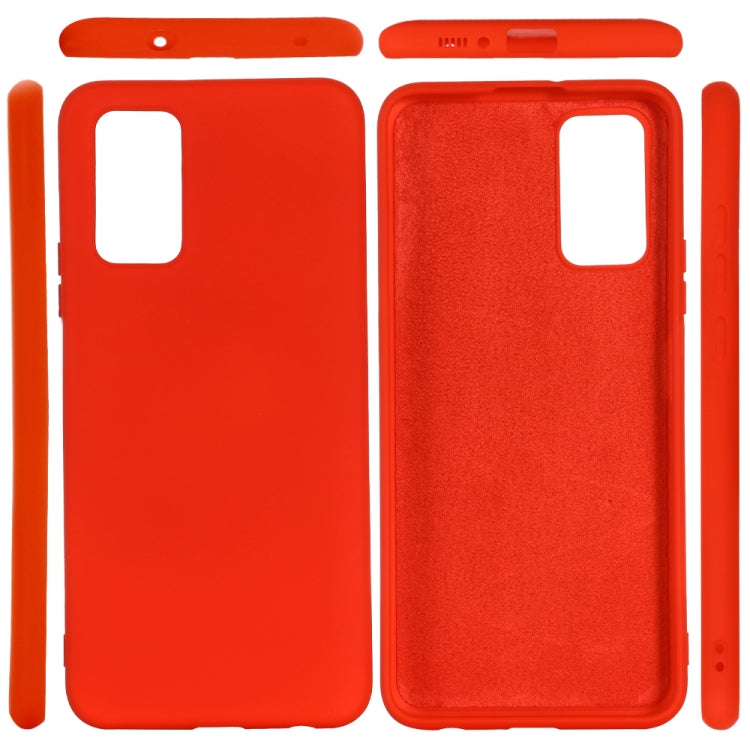 For Huawei Honor 30 Solid Color Liquid Silicone Dropproof Full Coverage Protective Case