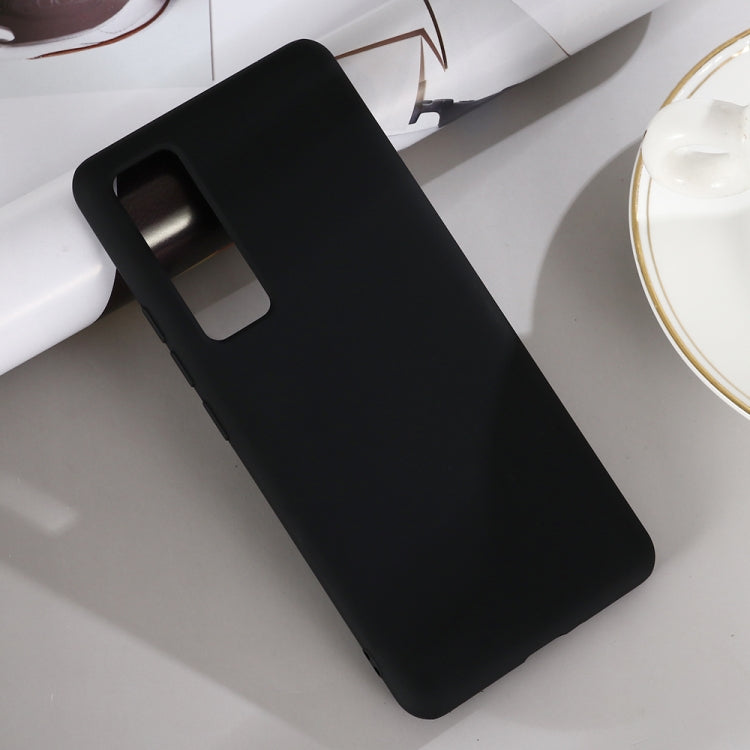 For Huawei Nova 7 Solid Color Liquid Silicone Dropproof Full Coverage Protective Case