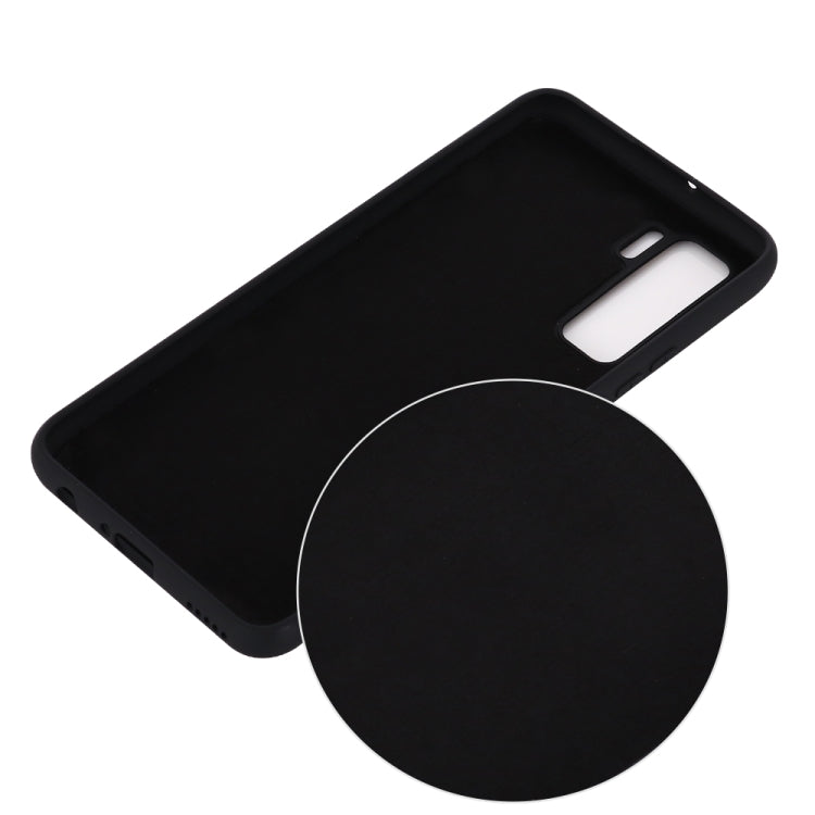 For Huawei Nova 7 SE Solid Color Liquid Silicone Dropproof Full Coverage Protective Case