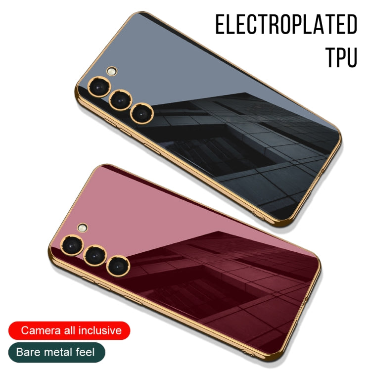 For Samsung Galaxy S23 5G GKK Electroplating TPU Full Coverage Phone Case